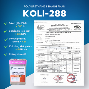 KOLI-288 Keo chống thấm PU đàn hồi