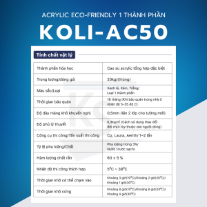 KOLI-AC50 Giải pháp chống thấm 5 KHÔNG