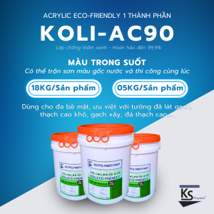 KOLI-AC90 Chống thấm 5 KHÔNG - Trong suốt