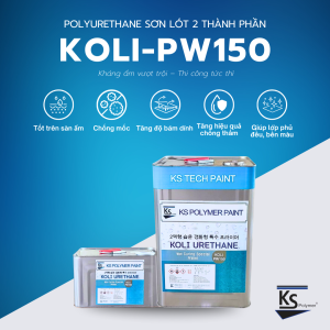 Sơn lót nền ẩm KOLI-PW150 - Sơn lót thi công nền ẩm