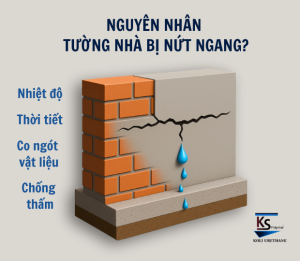 Nguyên nhân tường nhà bị nứt ngang