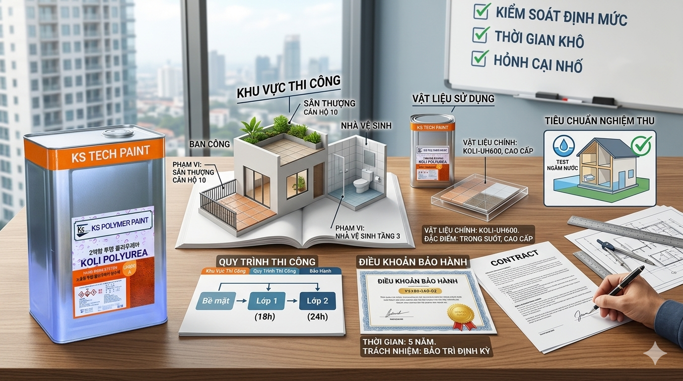 hợp đồng chống thấm 