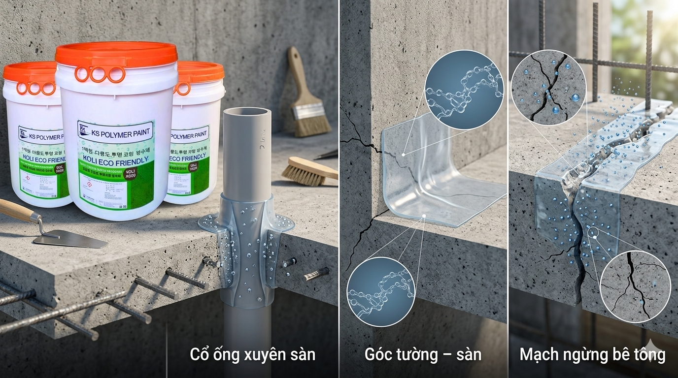 chống thấm gốc nước 