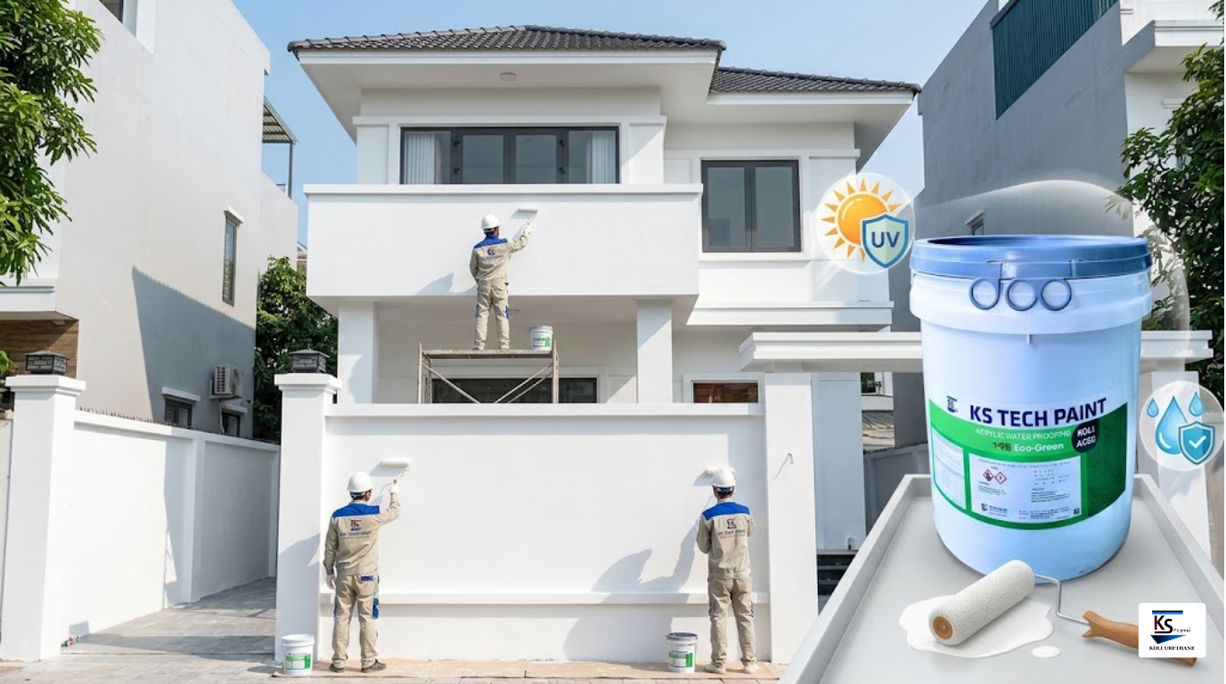 Sơn Chống Thấm Ngoài Trời Tốt Nhất Hiện Nay