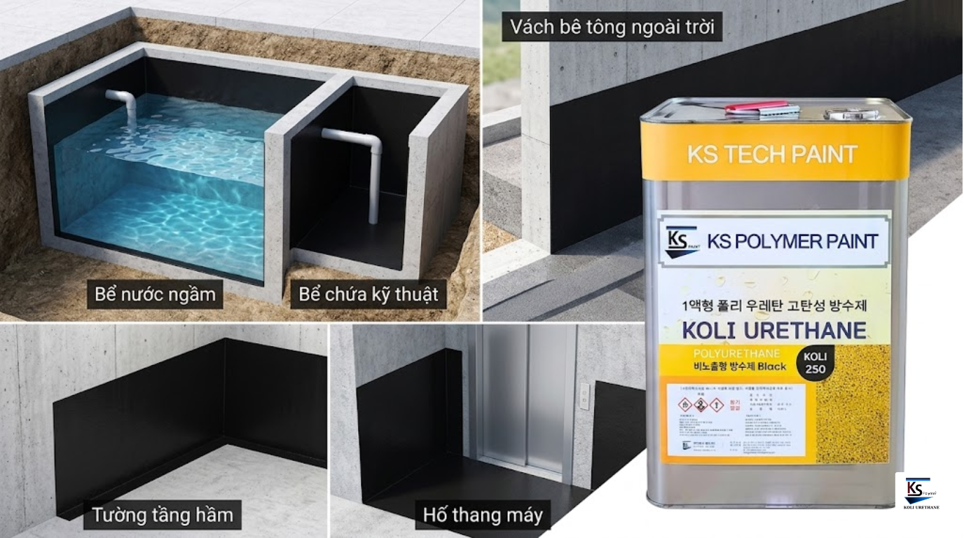 Sơn chống thấm bể nước