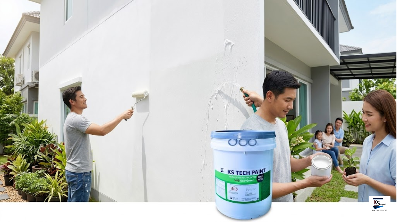  sơn chống thấm tường ngoài trời 