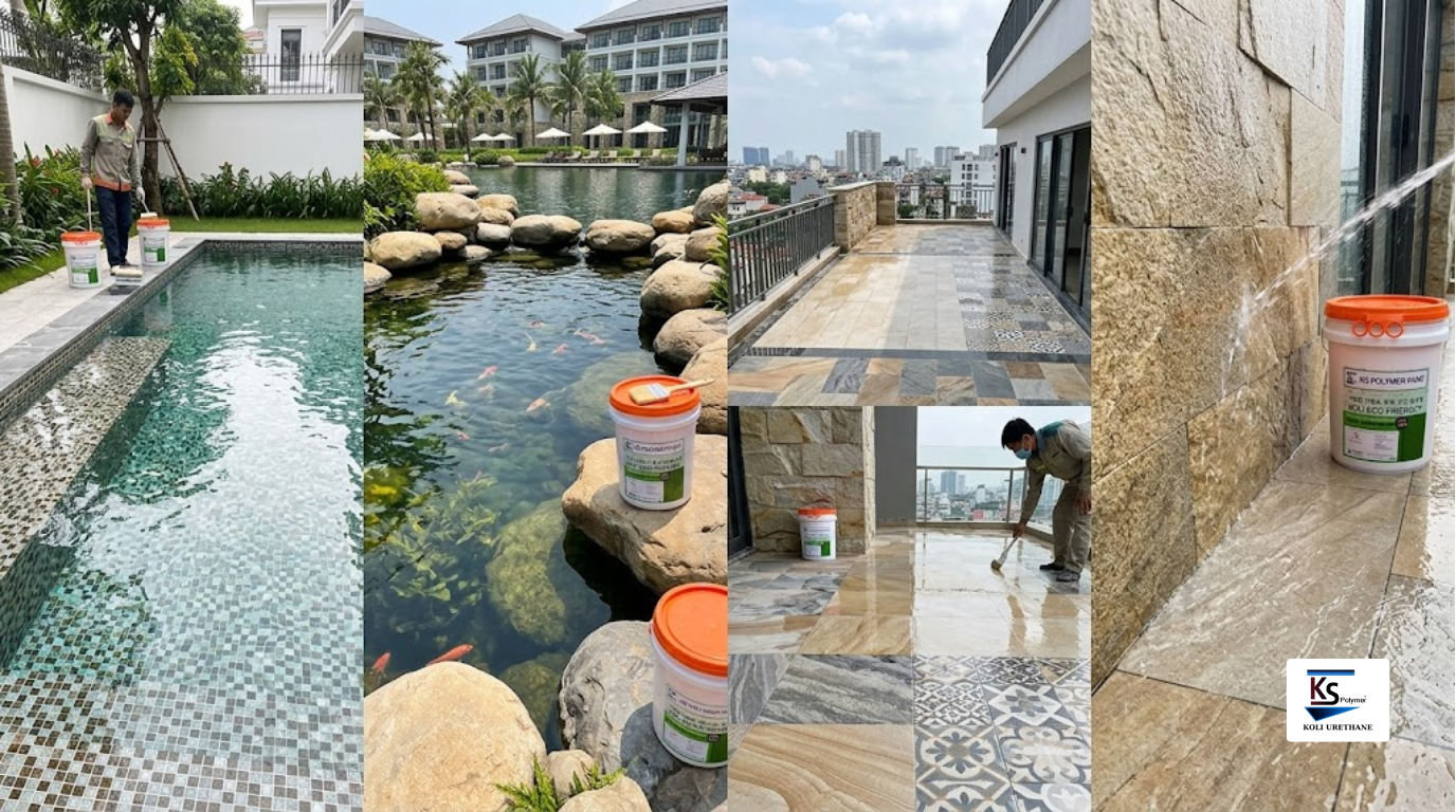 chống thấm bể bơi