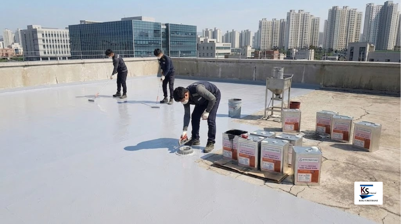 chống thấm mái nhà bê tông bị nứt