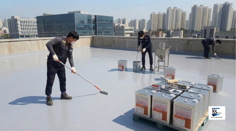 chống thấm mái nhà bê tông bị nứt