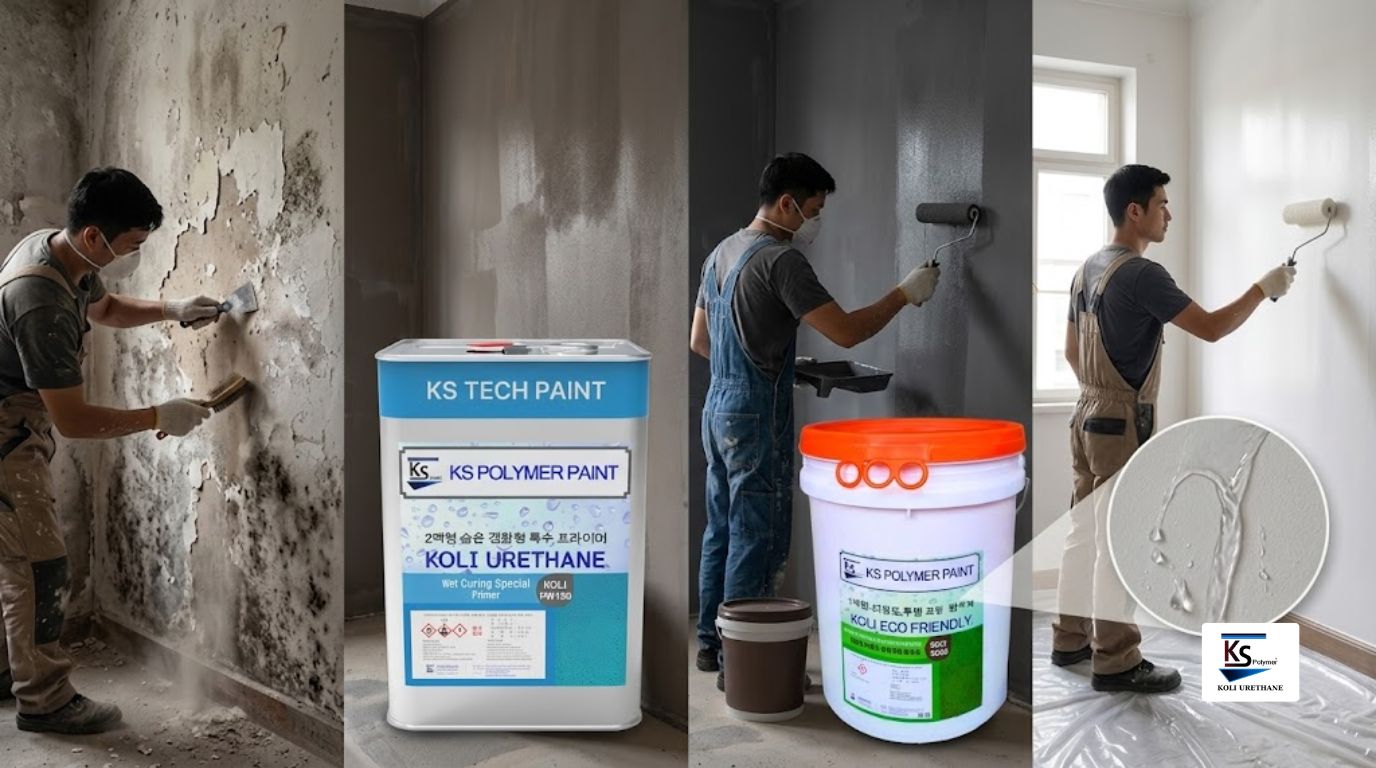 chống thấm ngược tường trong nhà