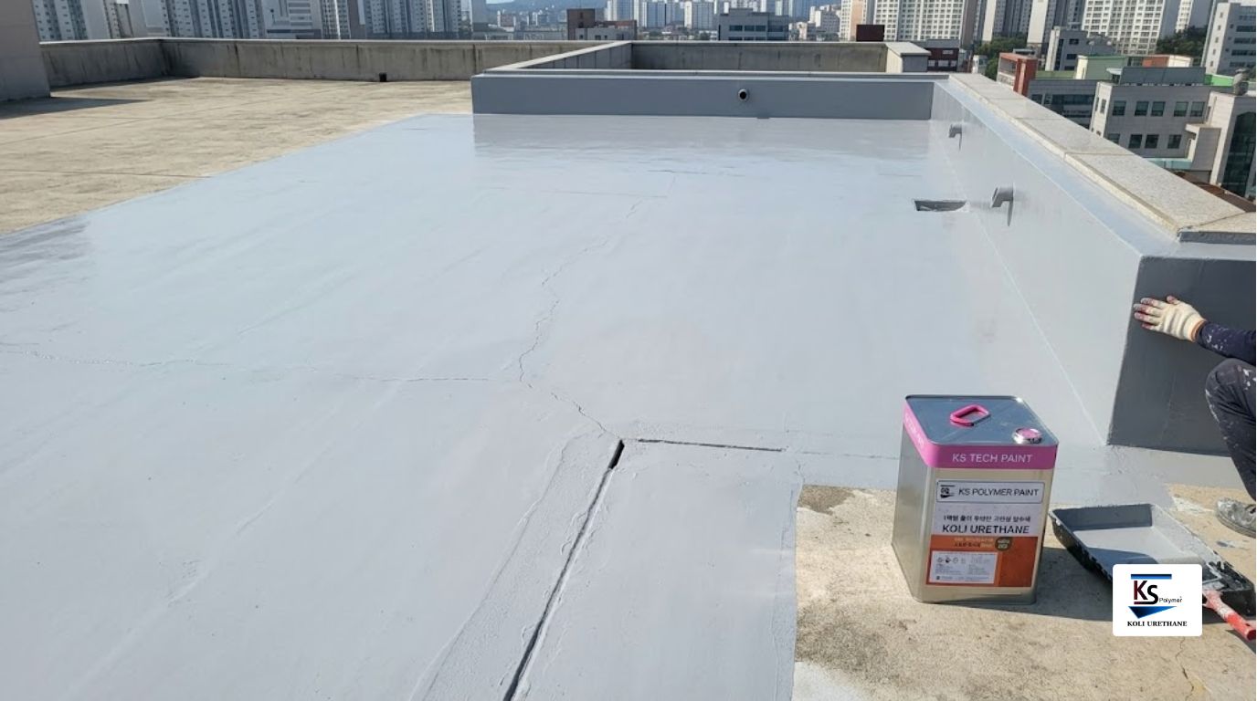 KOLI-288 – Chống Thấm Nước Hiệu Quả Nhờ Sơn Có Độ Đàn Hồi Cao 2 thấm nước