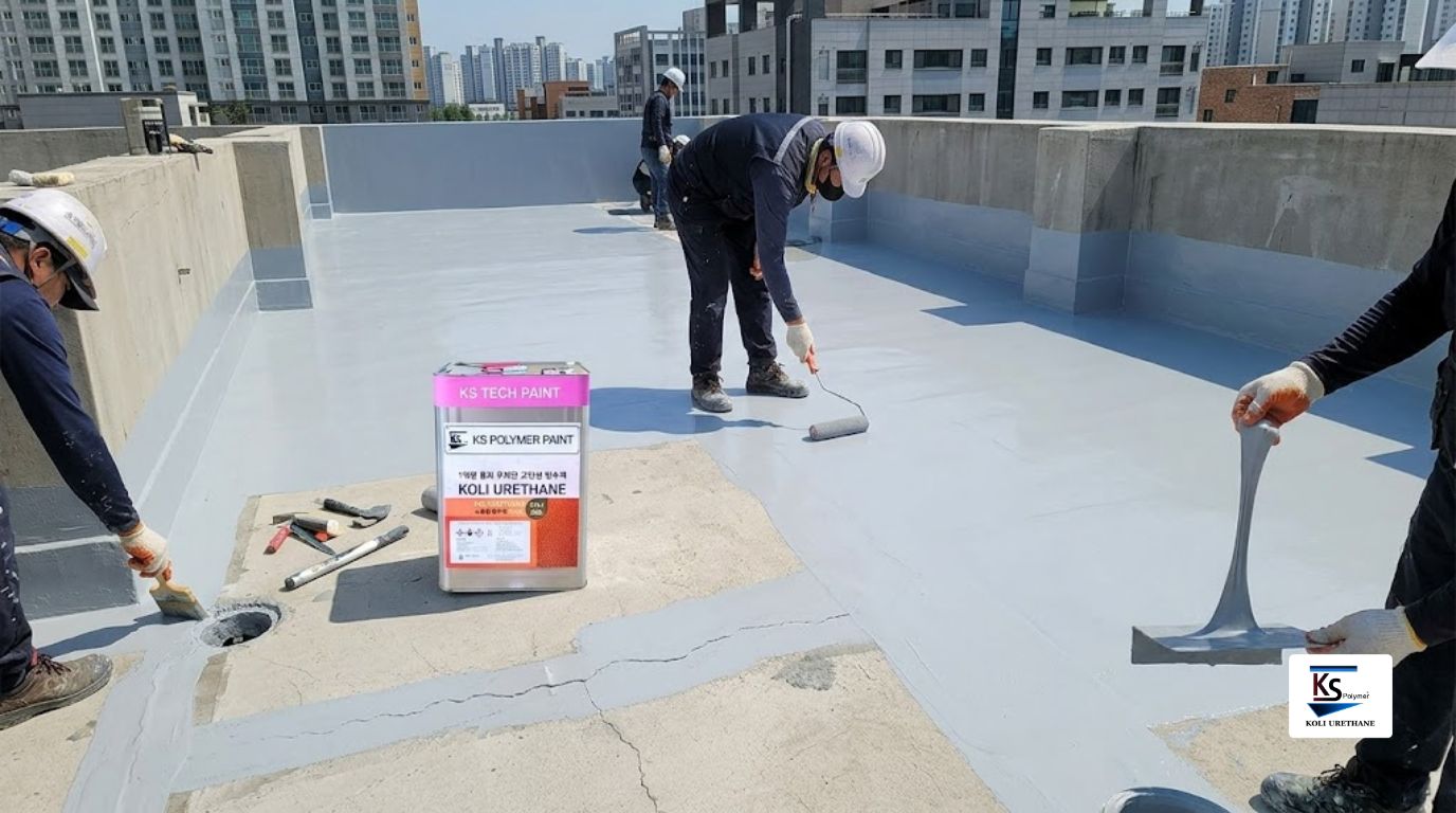 KOLI-288 – Chống Thấm Nước Hiệu Quả Nhờ Sơn Có Độ Đàn Hồi Cao 1 thấm nước